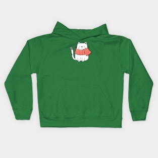 Funny Christmas Cat - Merry Catmas Kids Hoodie